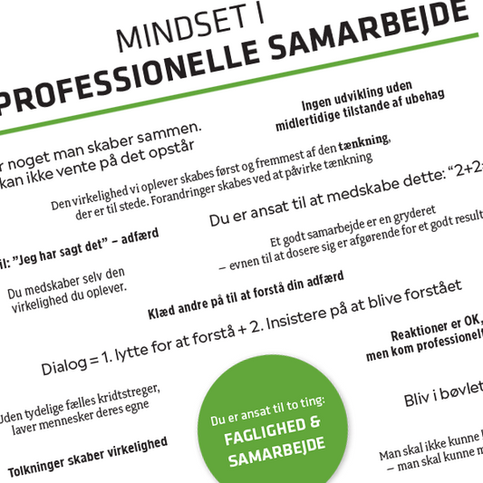 De-tre Mindsetplakat, Stor plakat (70 x 100 cm)